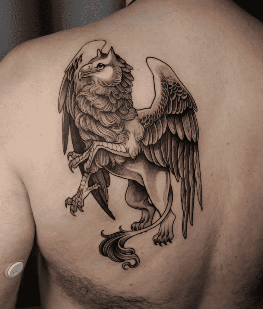 Shirdal Persian Mythology Tattoo