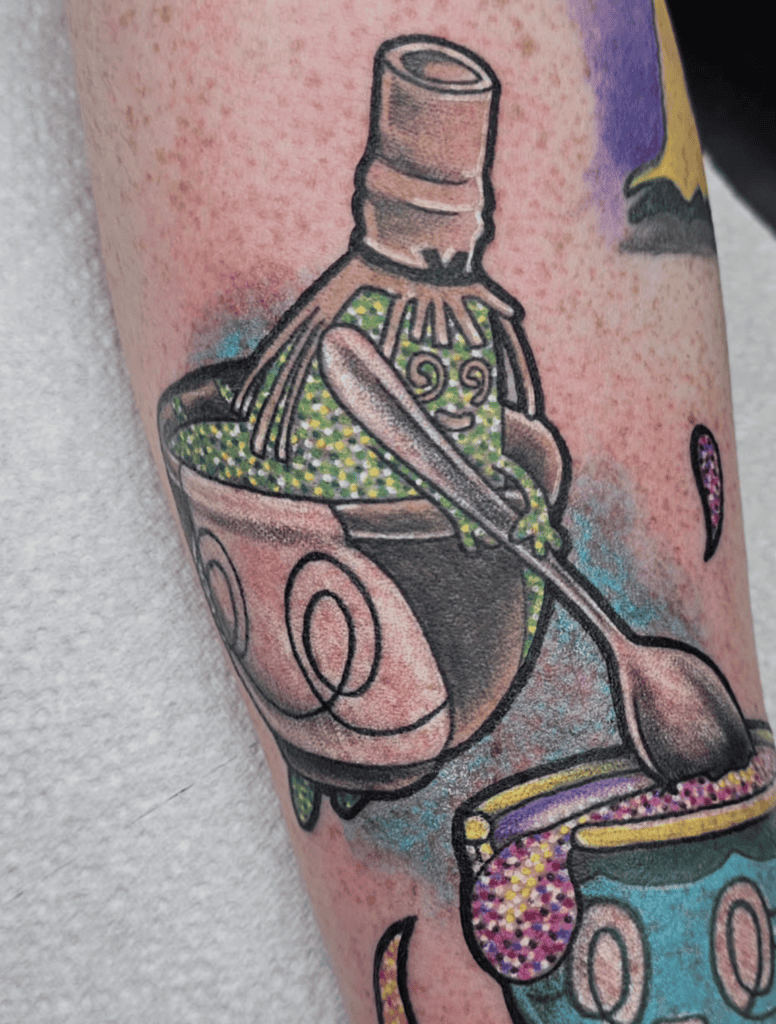 Sinistcha Paldea Pokémon Tattoo