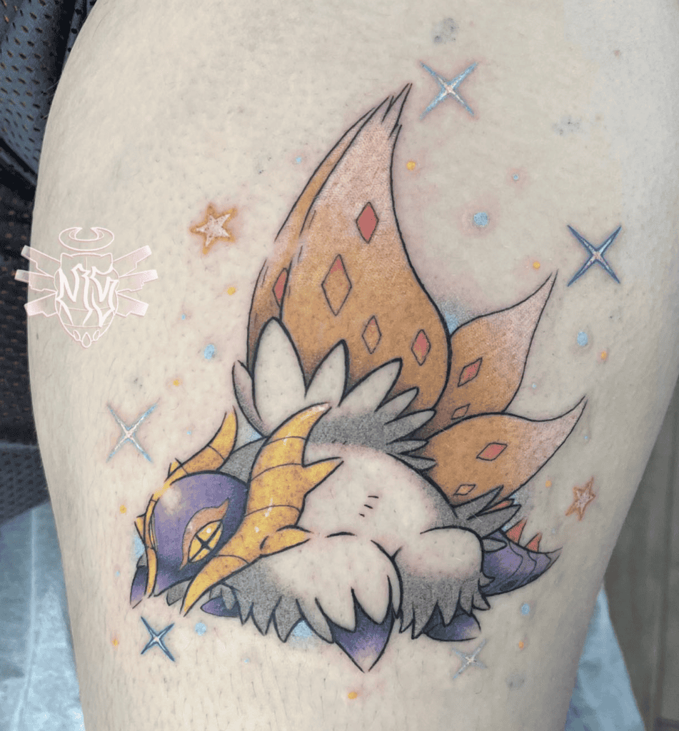Slither Wing Paldea Pokémon Tattoo