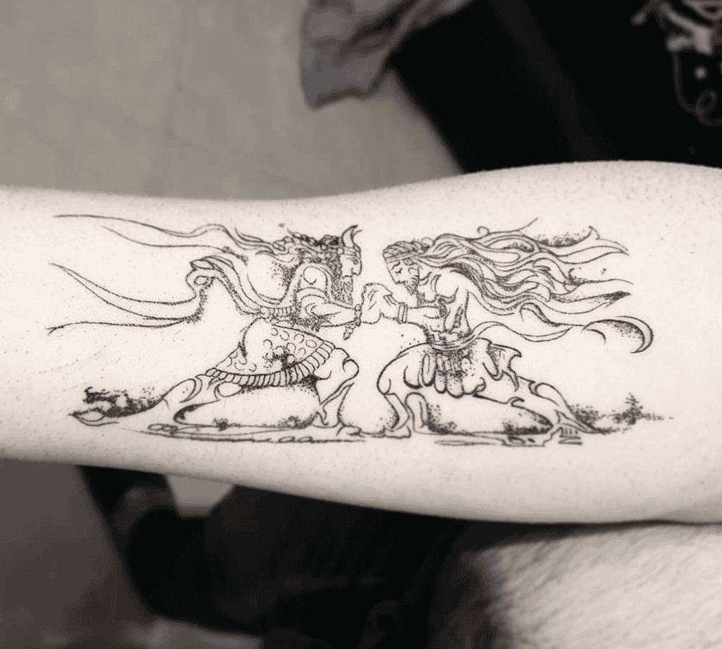 Sohrab Persian Mythology Tattoo