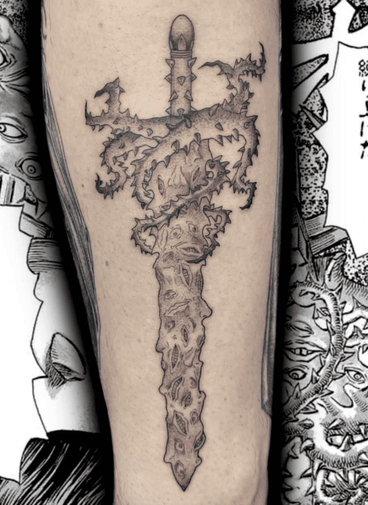 Sword of Actuation Berserk Tattoo