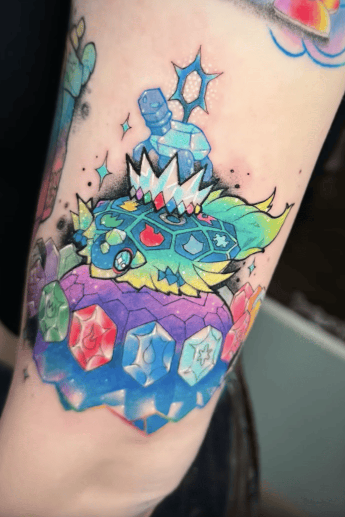 Terapagos Form Paldea Pokémon Tattoo