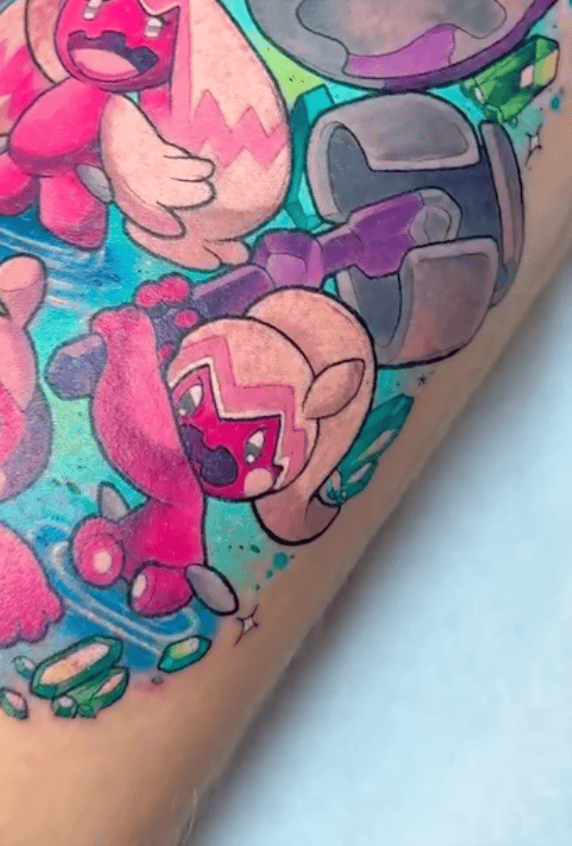Tinkatuff Paldea Pokémon Tattoo