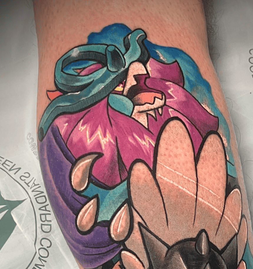 Walking Wake Shout Paldea Pokémon Tattoo
