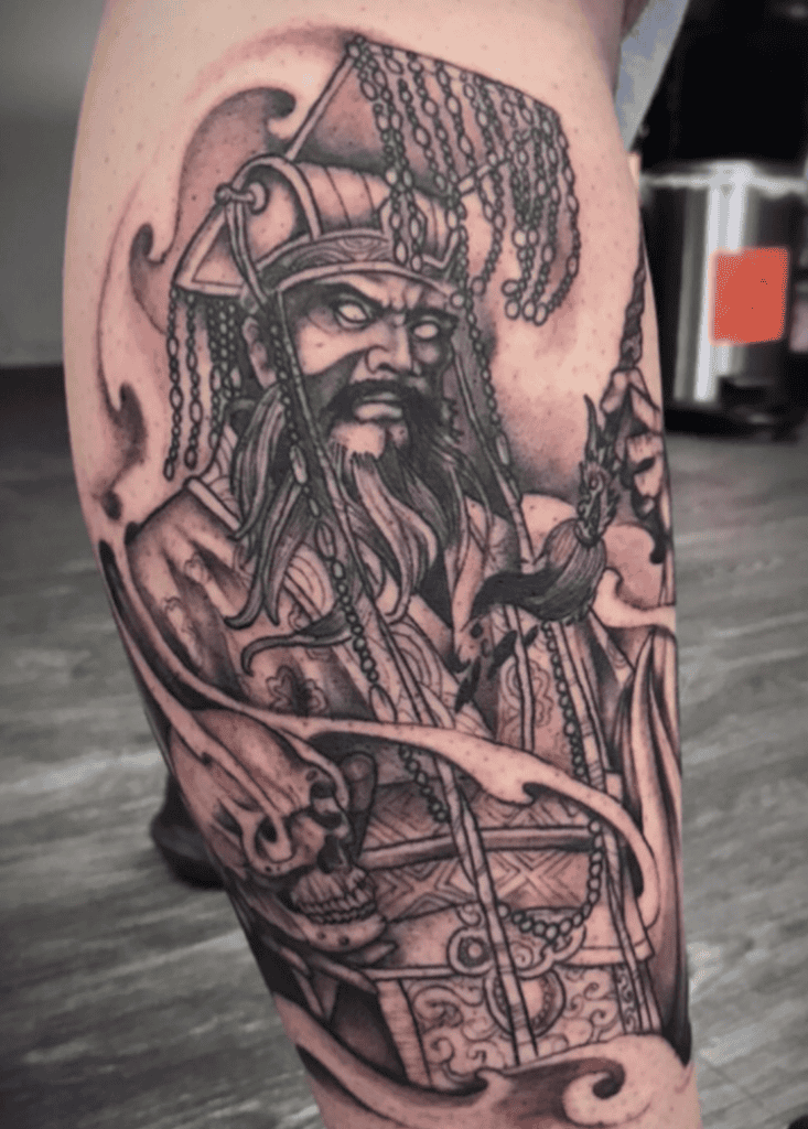 YanLuo Wang Chinese Mythology Tattoo