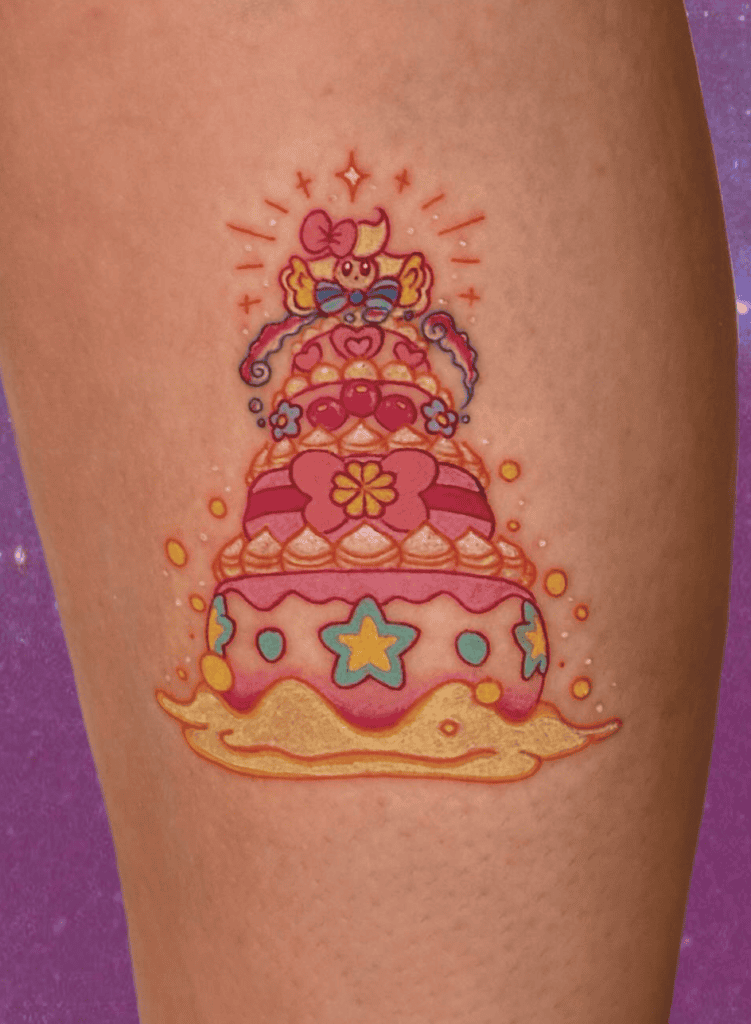 Alcremie Gigantamax Pokémon Tattoo