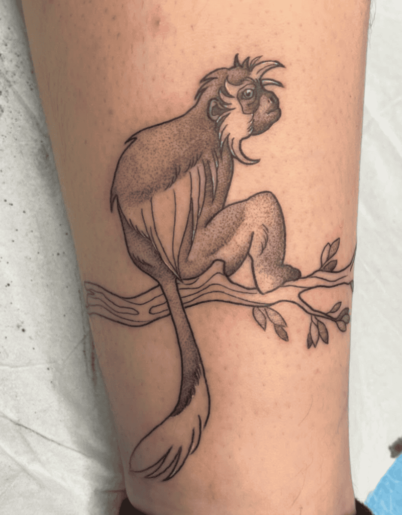 Colobus Monkey Tattoo