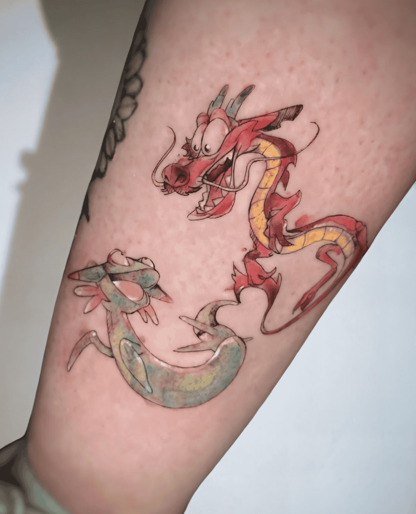 Disney X Pokémon Tattoo