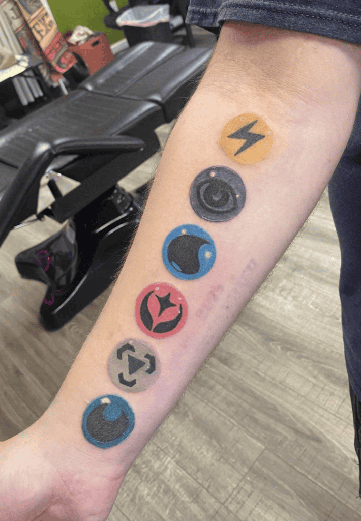 Element Pokémon Tattoo