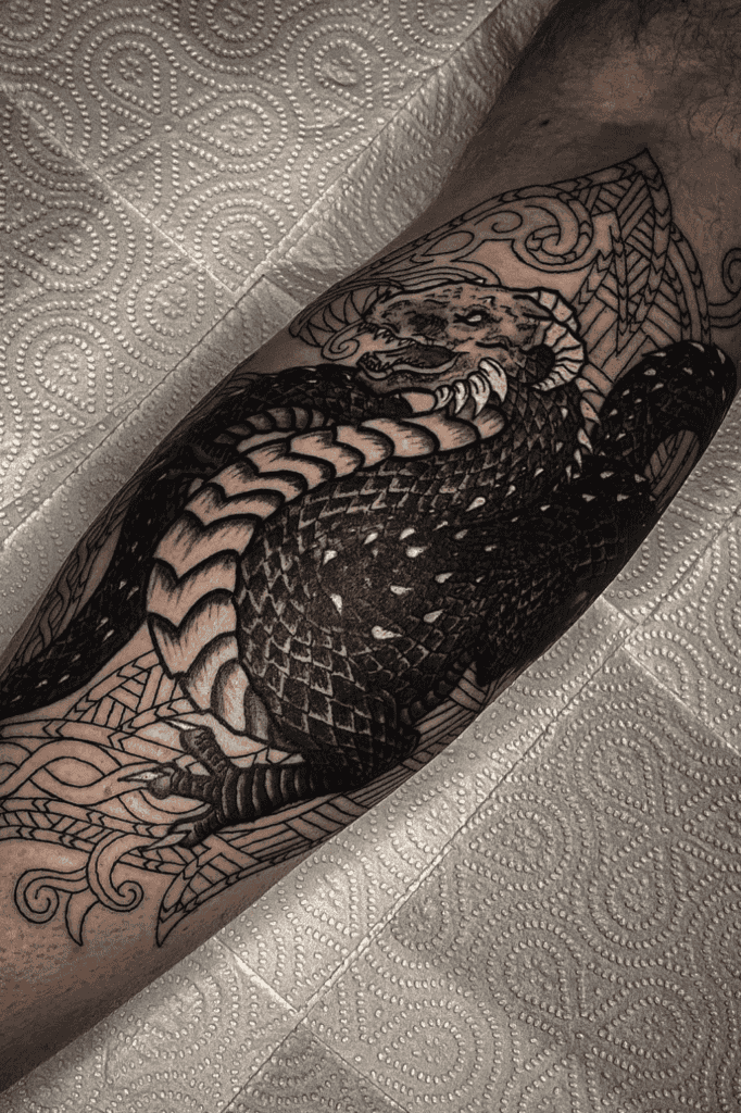 Fafnir Norse Mythology Tattoo