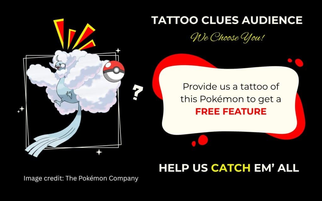 Finding Altaria Pokémon Tattoo