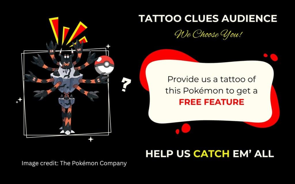 Finding Barbaracle Pokémon Tattoo