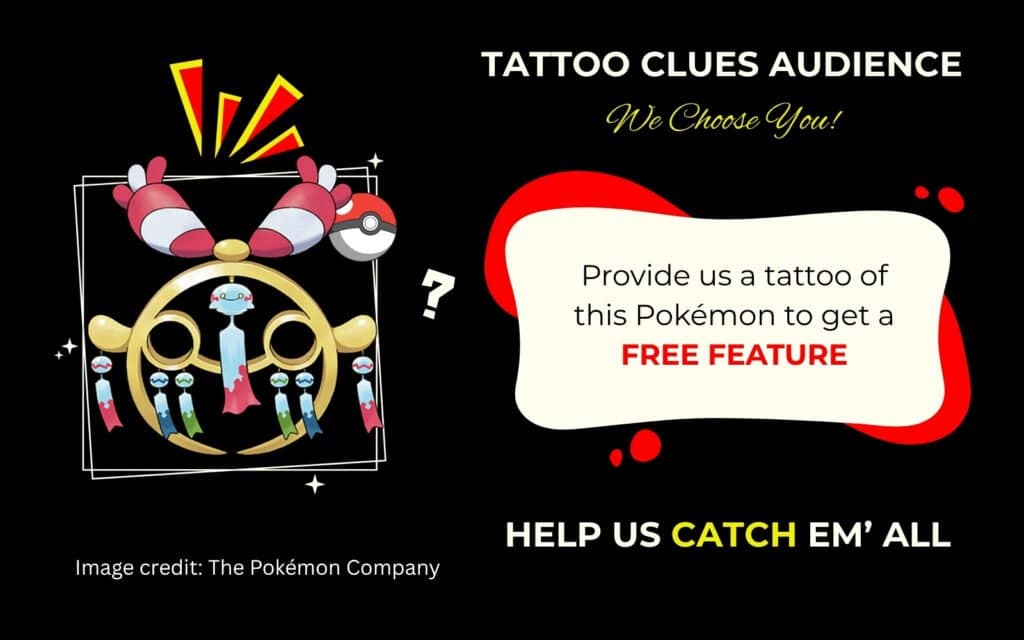 Finding Chimecho Pokémon Tattoo