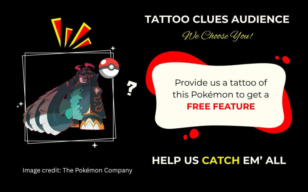 Finding Gigantamax Copperajah Pokémon Tattoo