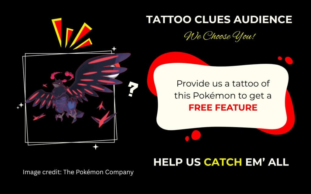 Finding Gigantamax Corviknight Pokémon Tattoo