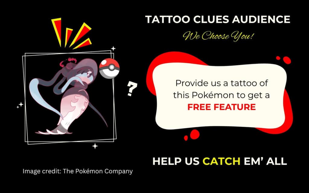 Finding Gigantamax Hatterene Pokémon Tattoo