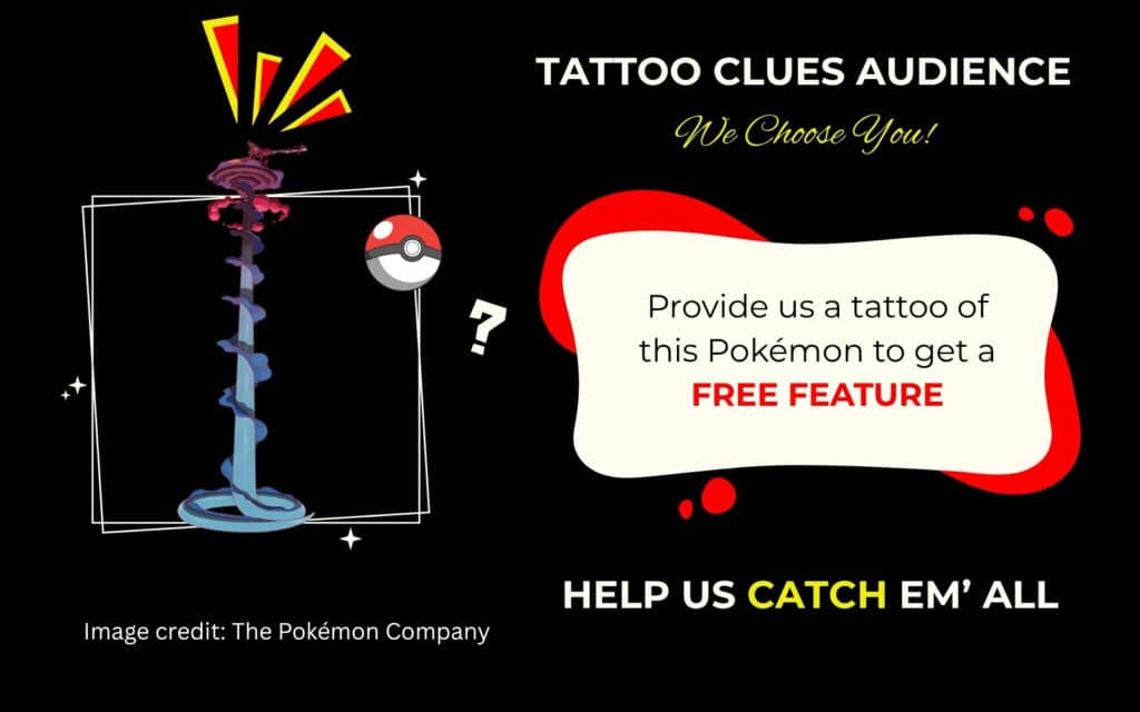 Finding Gigantamax Inteleon Pokémon Tattoo