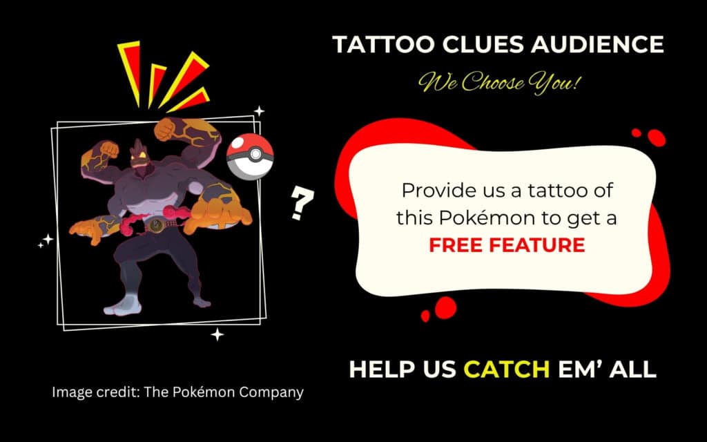 Finding Gigantamax Machamp Pokémon Tattoo
