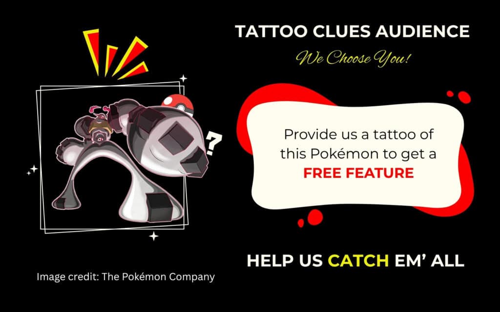 Finding Gigantamax Melmetal Pokémon Tattoo