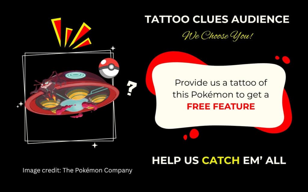 Finding Gigantamax Orbeetle Pokémon Tattoo
