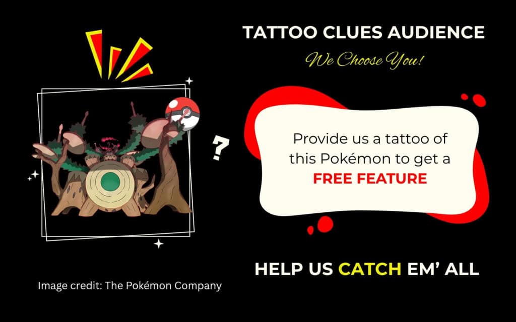 Finding Gigantamax Rillaboom Pokémon Tattoo