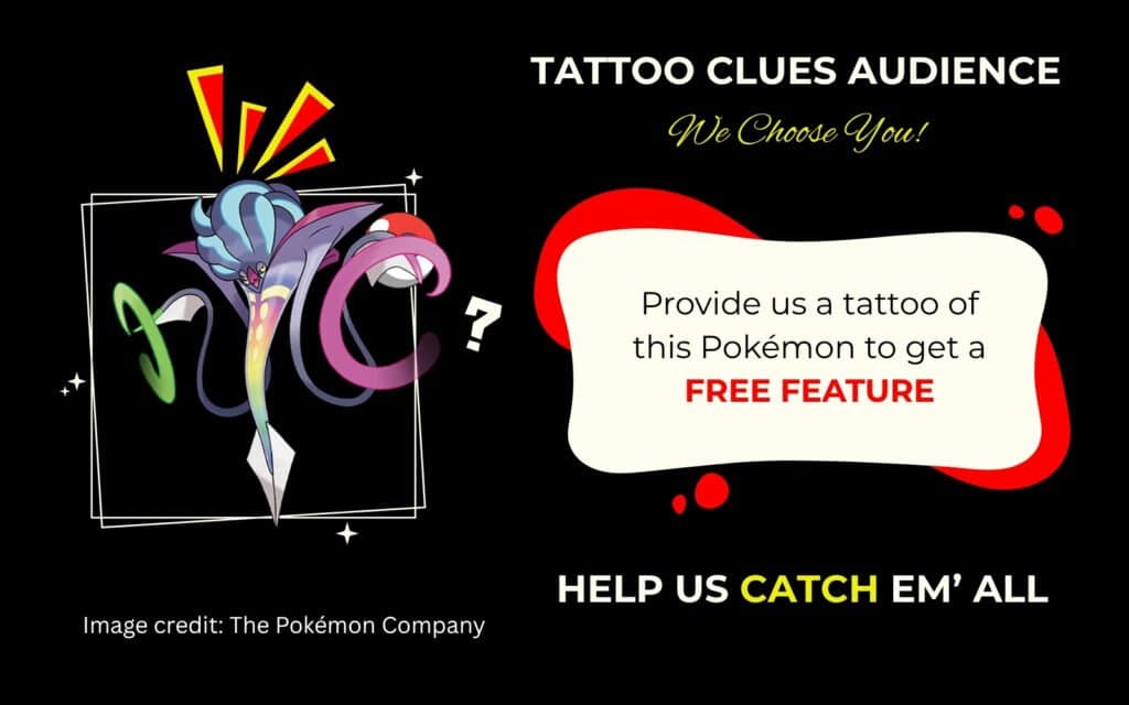 Finding Malamar Pokémon Tattoo