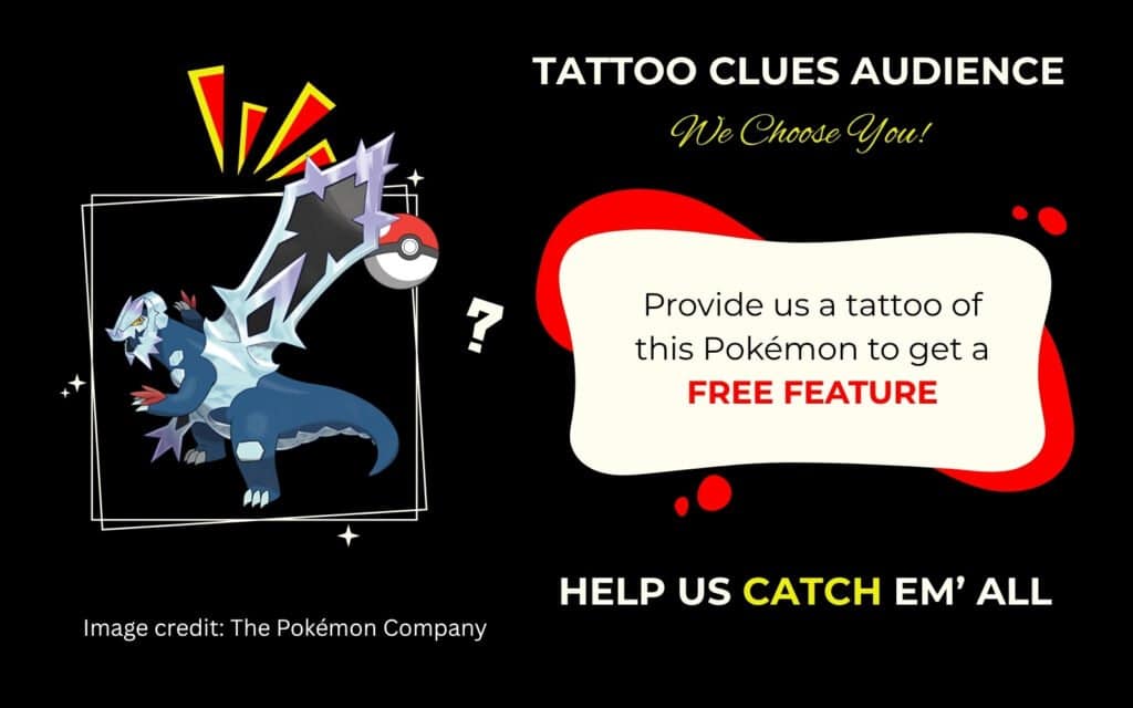 Finding Mega Baxcalibur Pokémon Tattoo