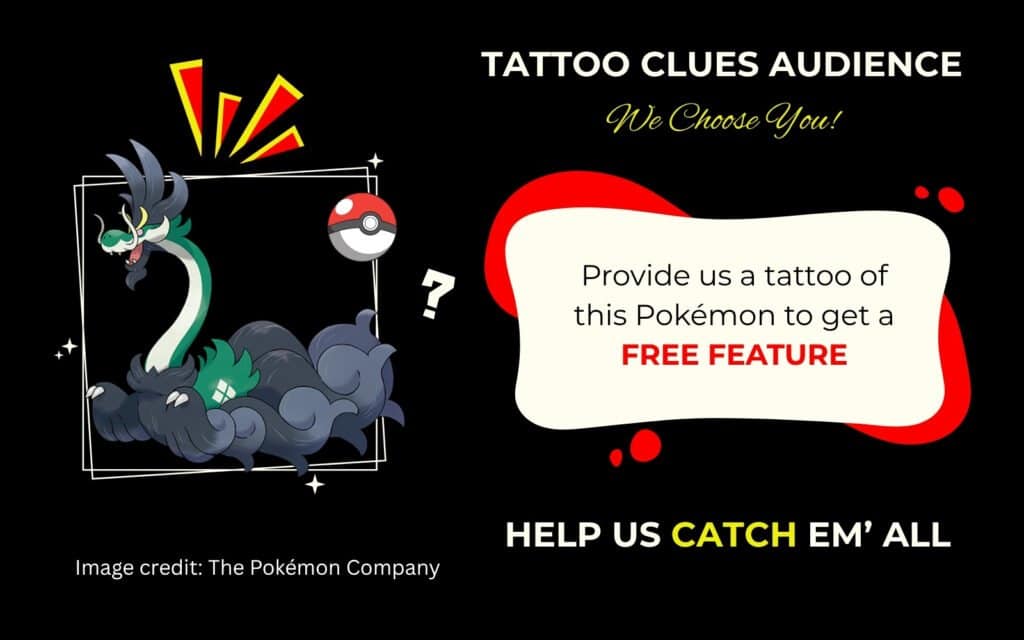 Finding Mega Drampa Pokémon Tattoo