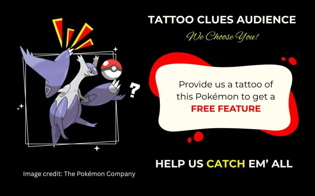 Finding Mega Latias Pokémon Tattoo