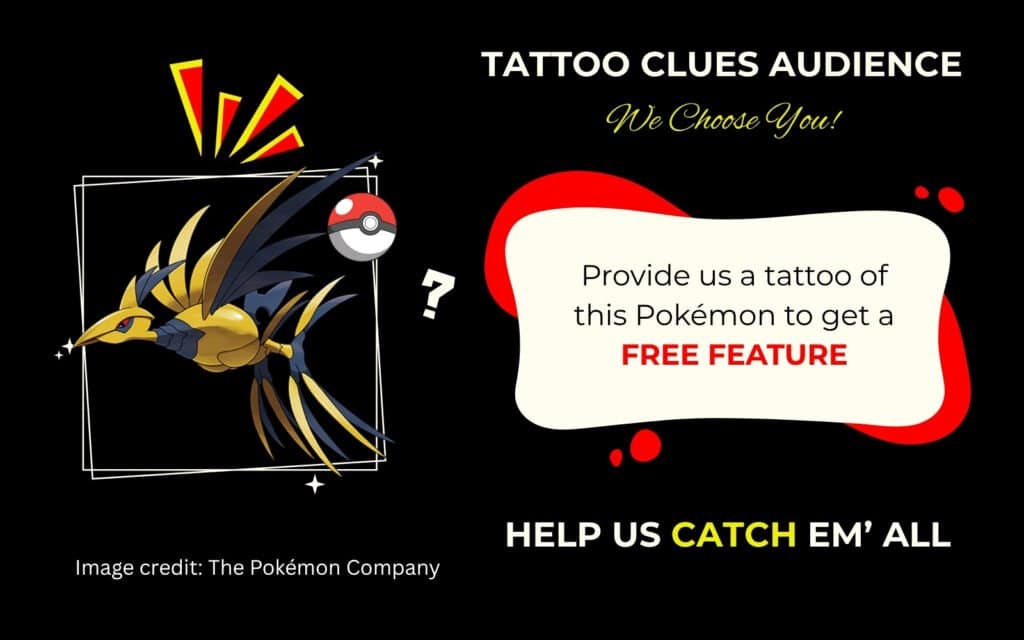 Finding Mega Skarmory Pokémon Tattoo