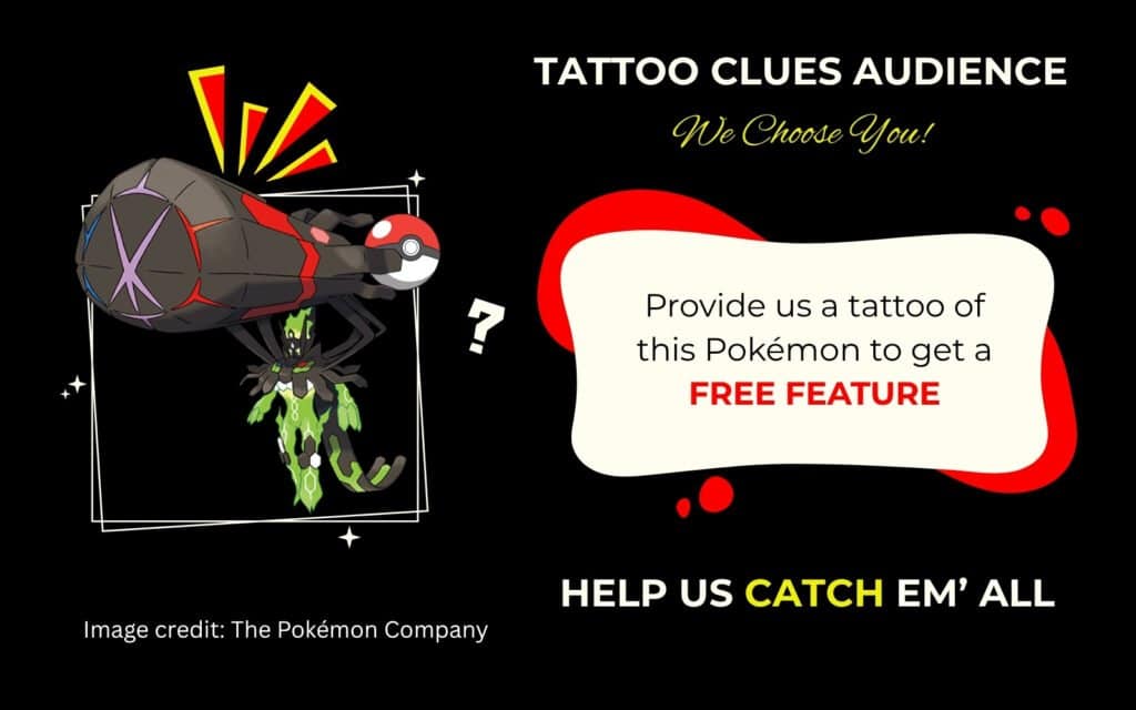 Finding Mega Zygarde Pokémon Tattoo