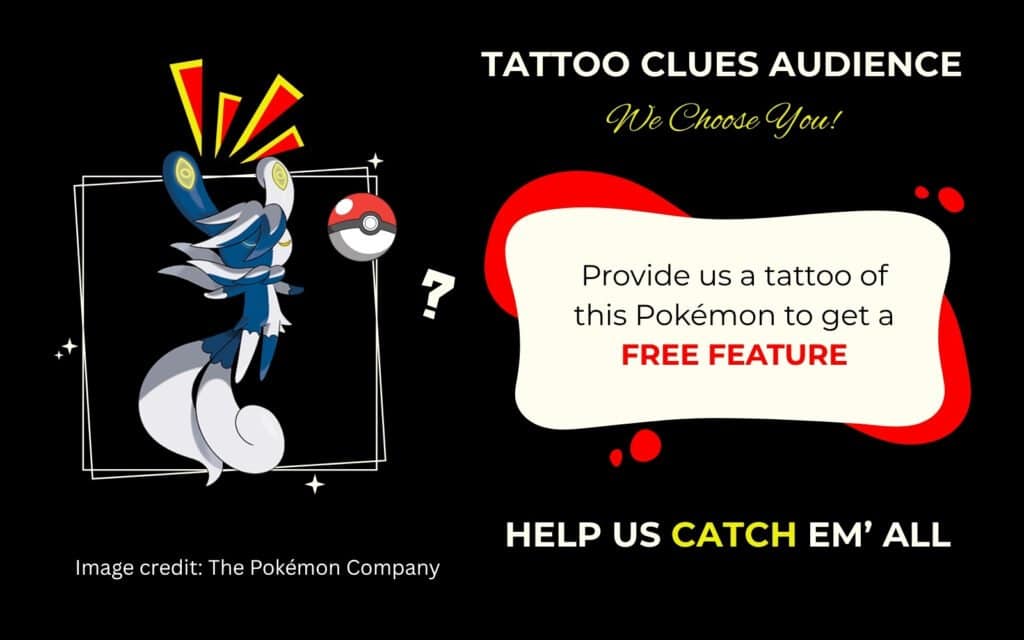 Finding Meowstic Pokémon Tattoo