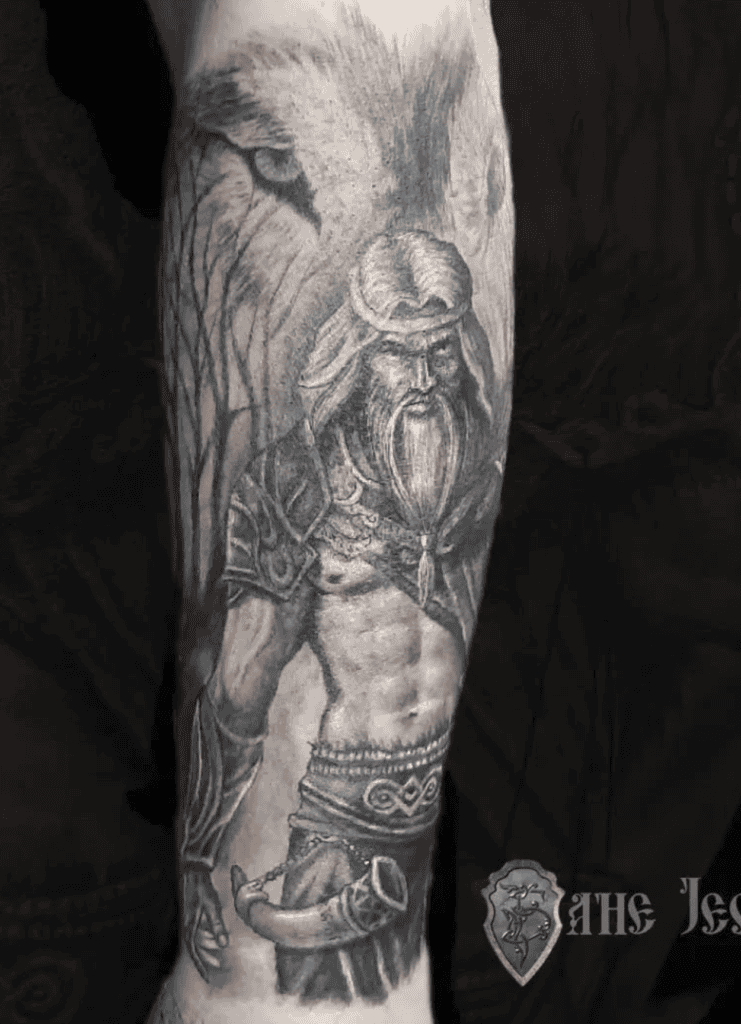 Forseti Norse Mythology Tattoo