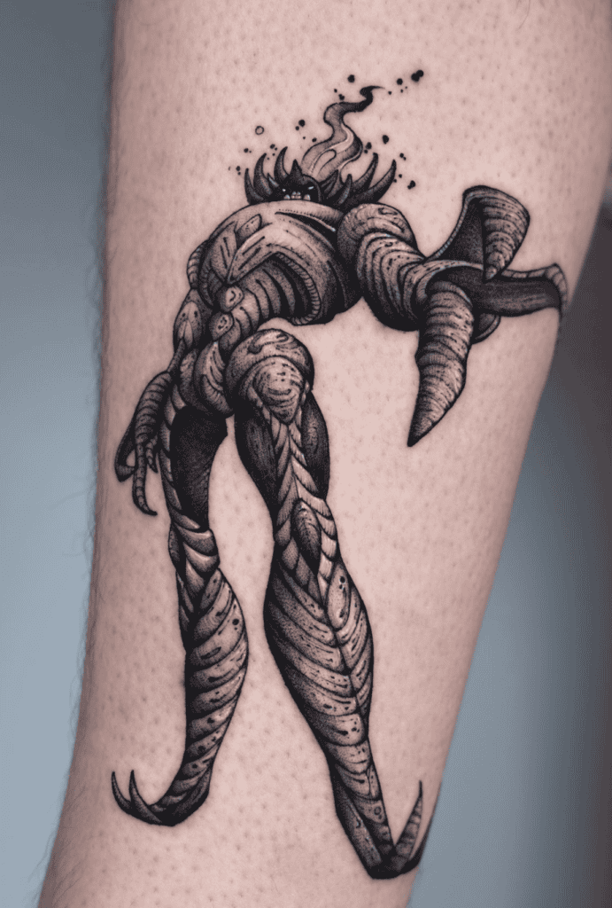 Grimmsnarl Gigantamax Pokémon Tattoo