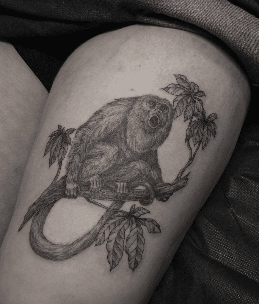 Howler Monkey Tattoo