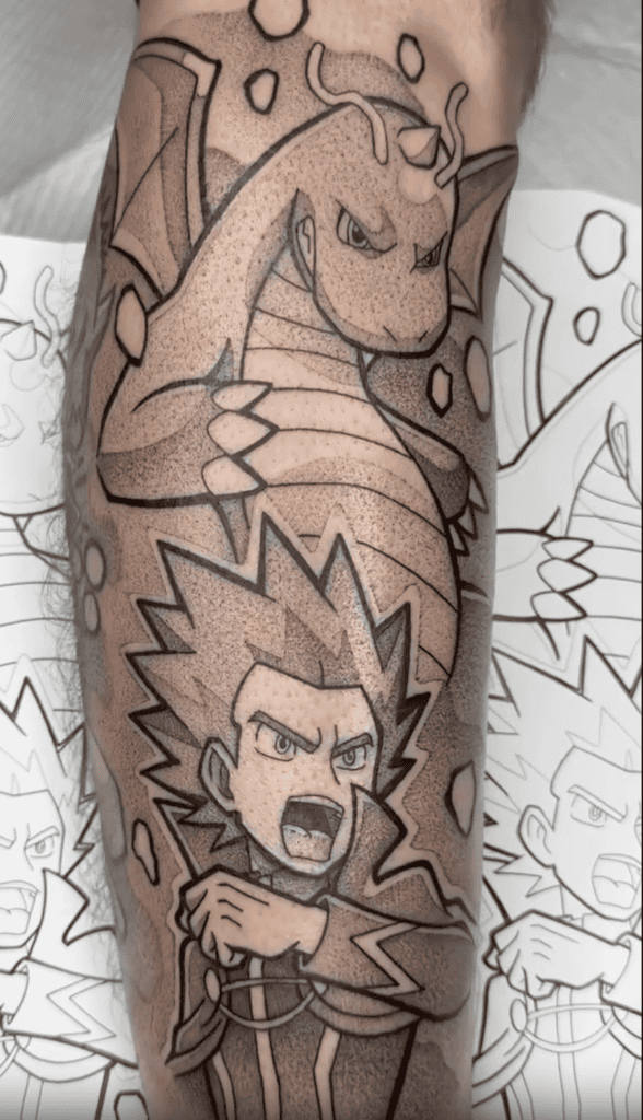 Lance Pokémon Tattoo