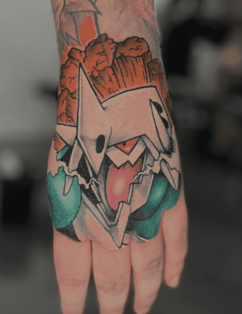 Mega Aggron Mega Pokémon Tattoo