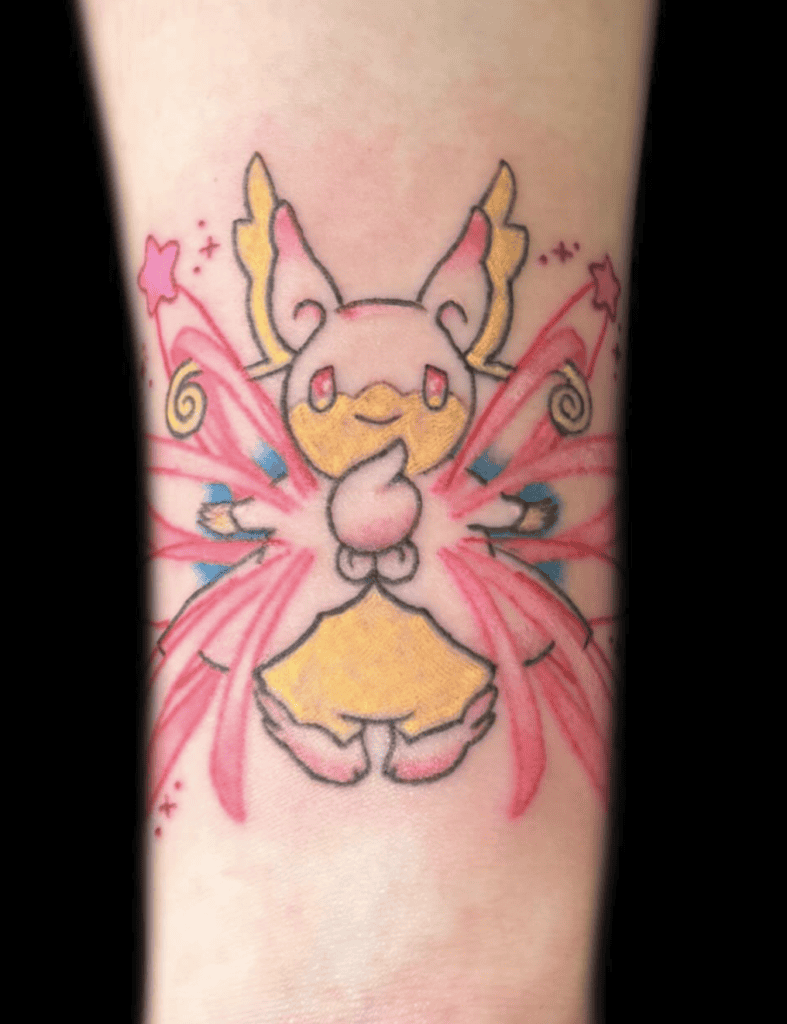 Mega Audino Wings Mega Pokémon Tattoo