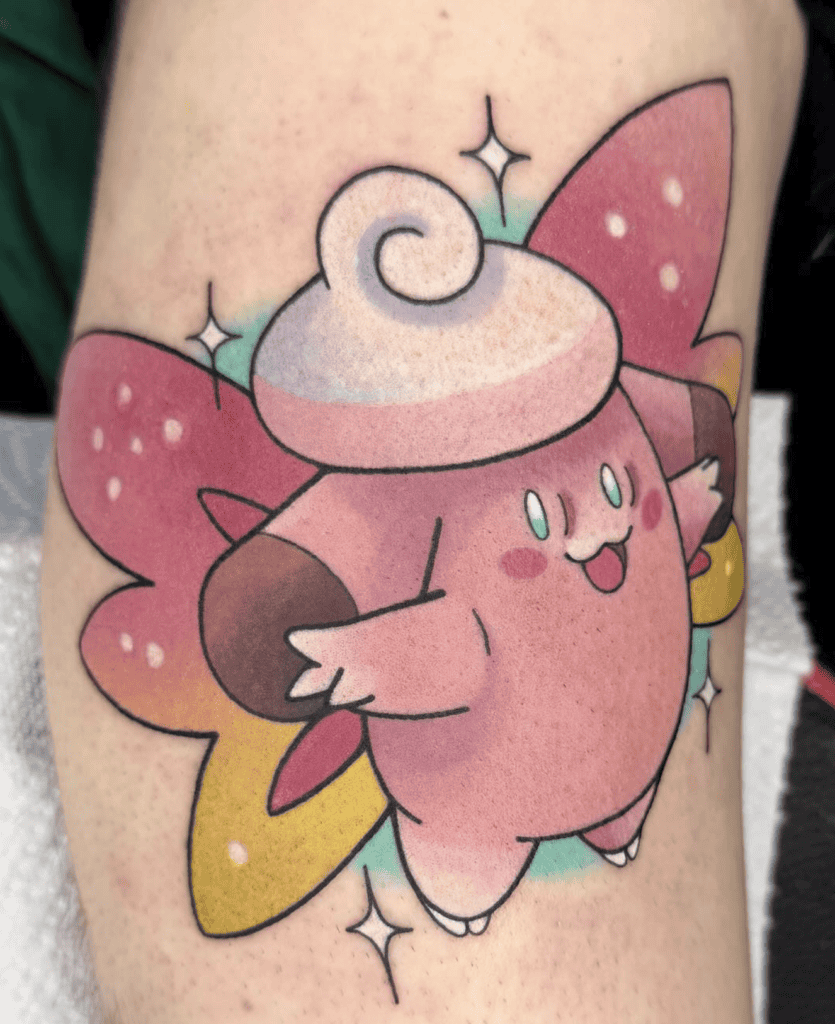 Mega Clefable Mega Pokémon Tattoo