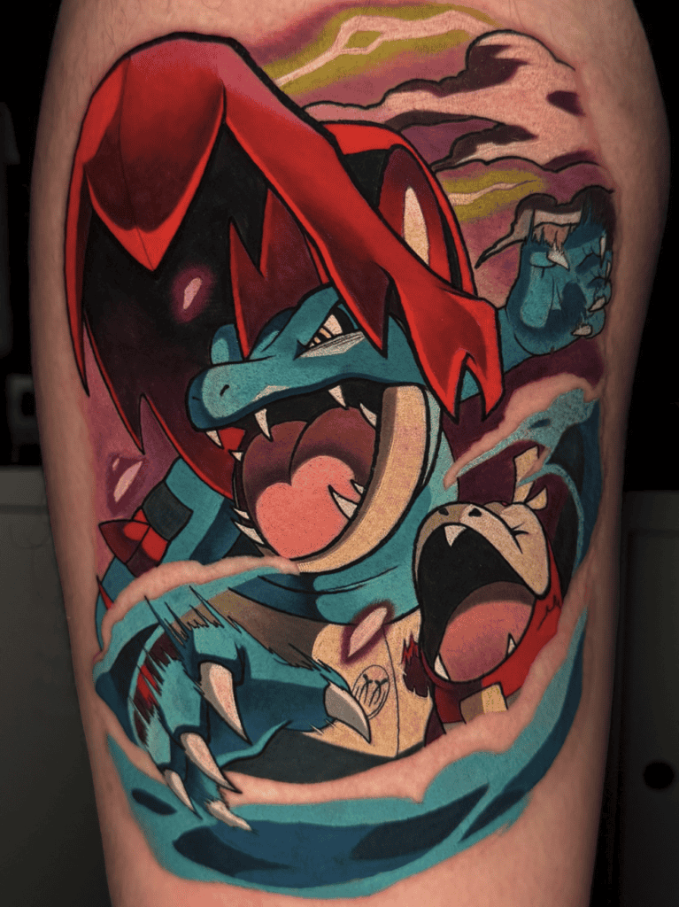 Mega Feraligatr Power Mega Pokémon Tattoo