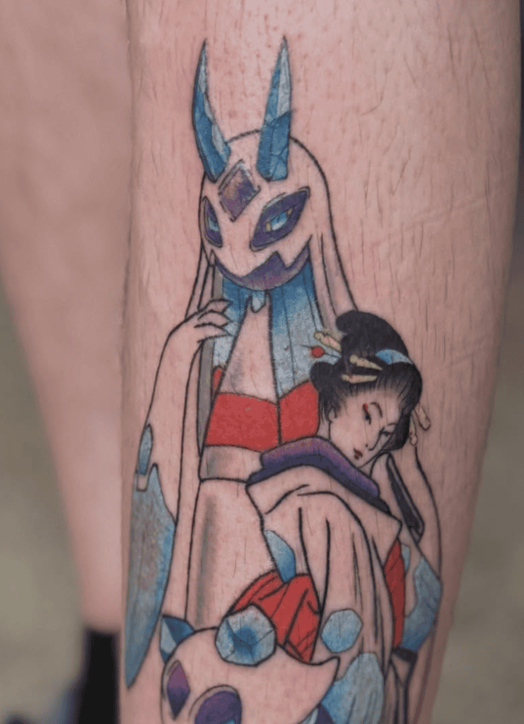 Mega Froslass Mega Pokémon Tattoo