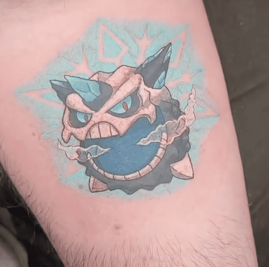 Mega Glalie Frost Mega Pokémon Tattoo