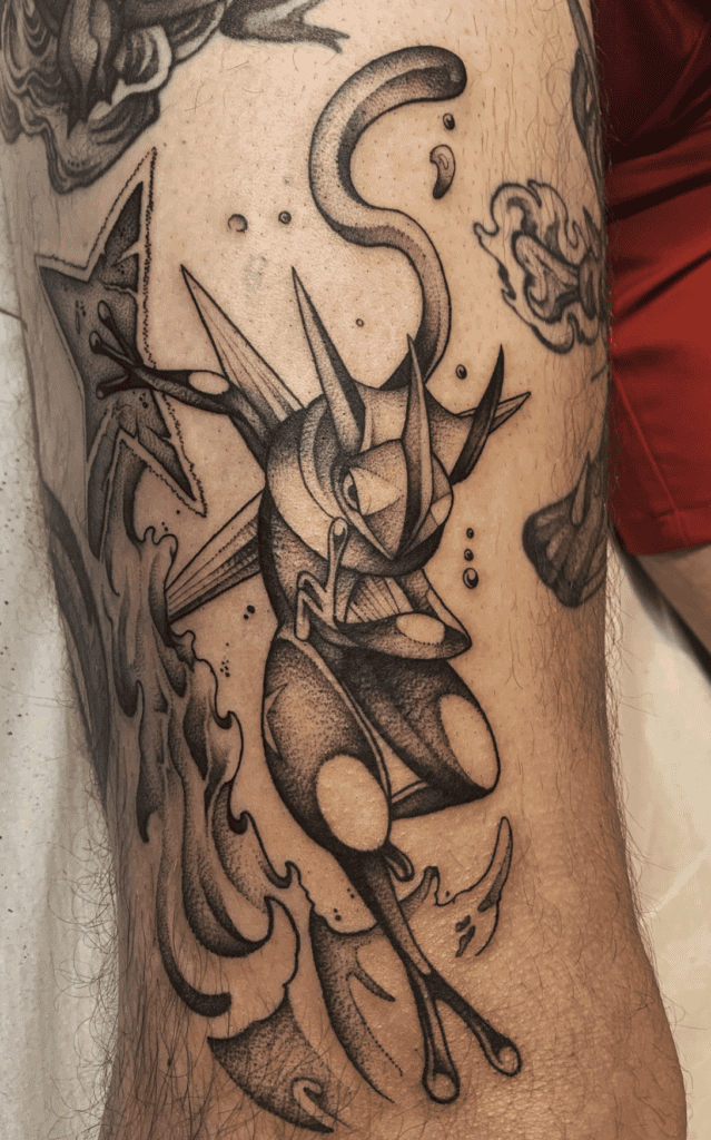 Mega Greninja Mega Pokémon Tattoo