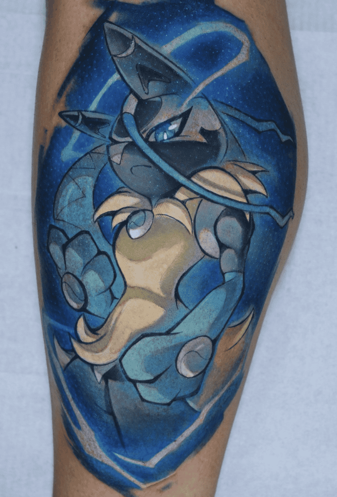 Mega Lucario Z Mega Pokémon Tattoo