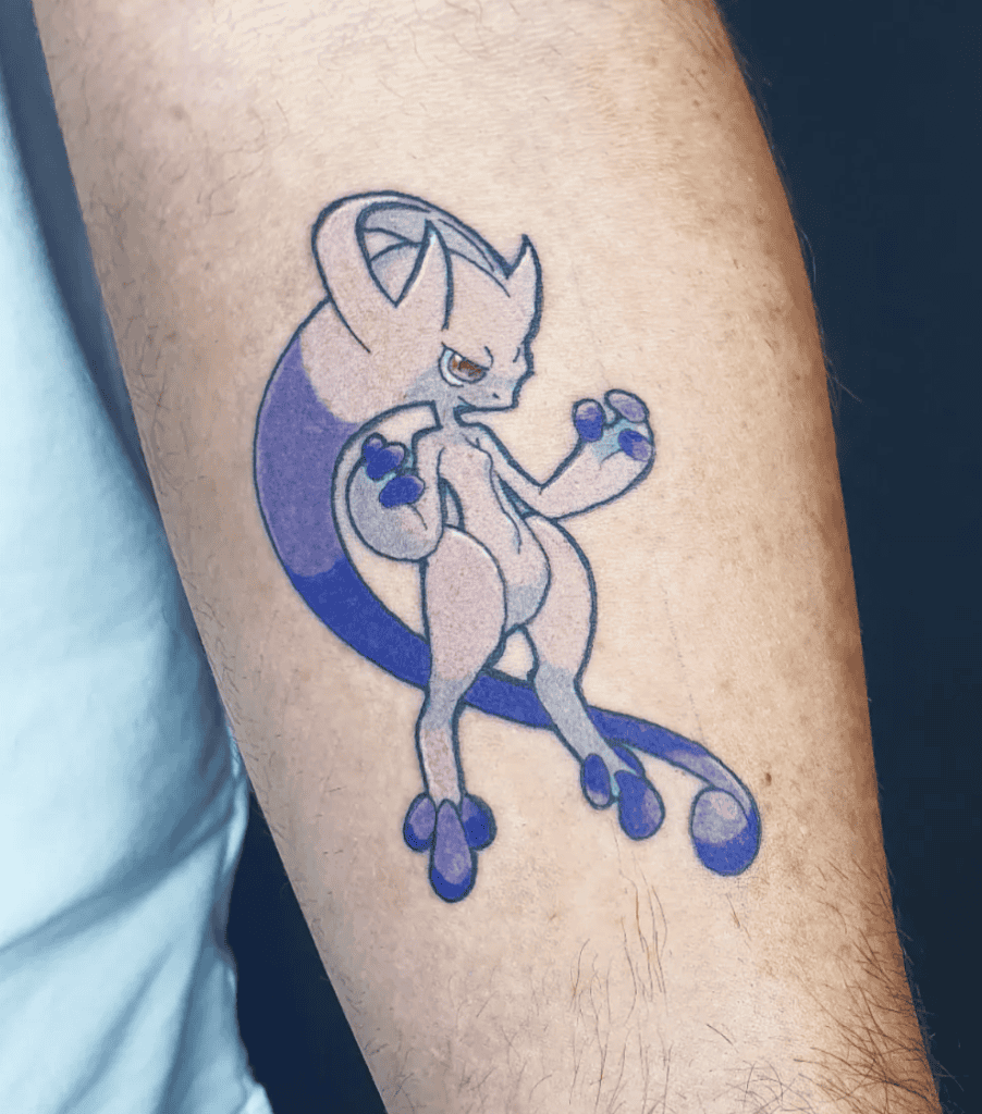 Mega Mewtwo Y Alt Mega Pokémon Tattoo