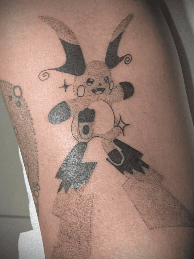 Mega Raichu X Mega Pokémon Tattoo
