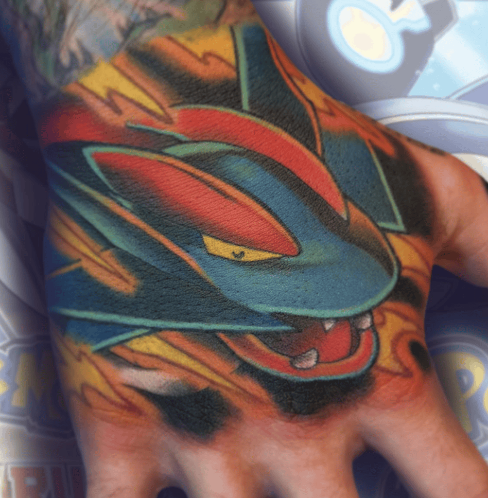 Mega Salamence Mega Pokémon Tattoo
