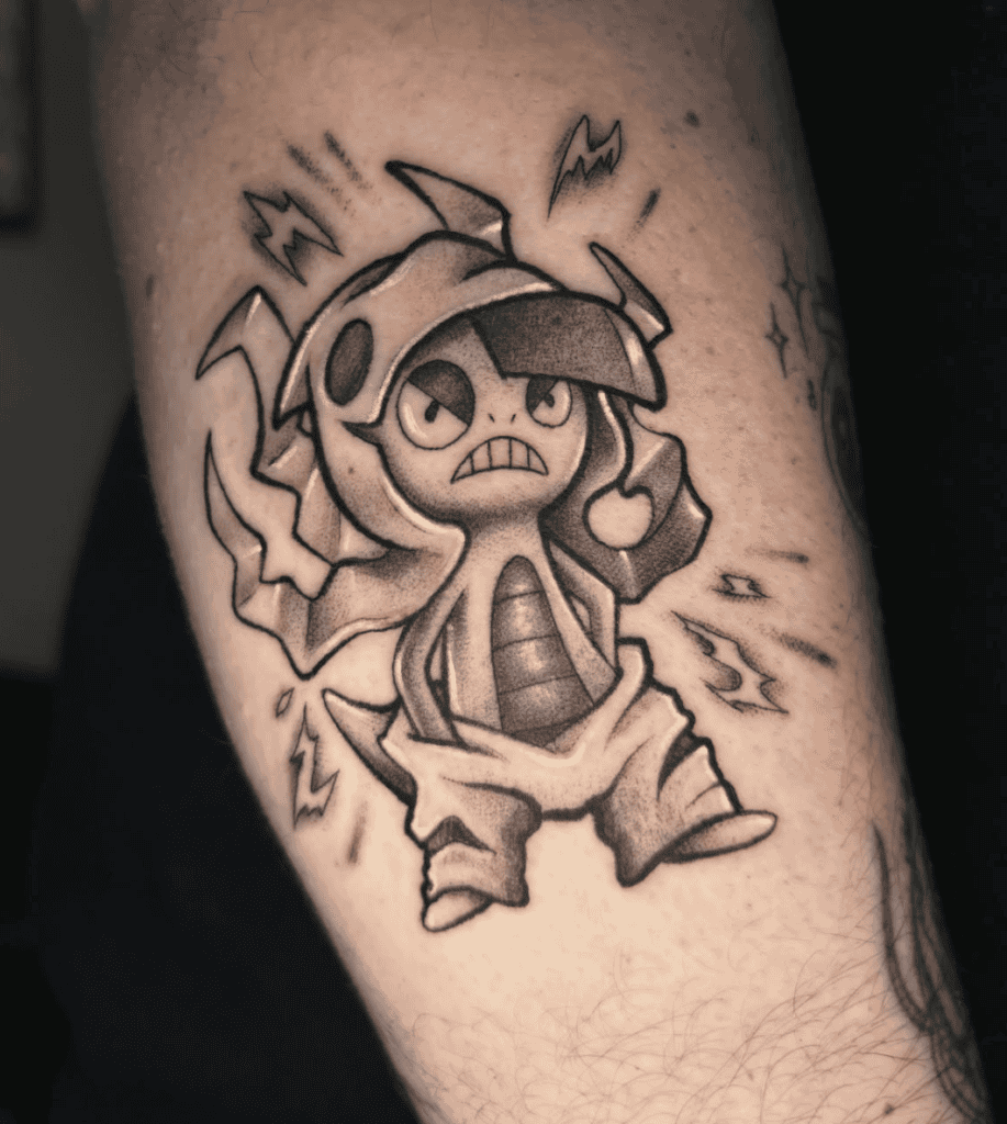Mega Scrafty Mega Pokémon Tattoo
