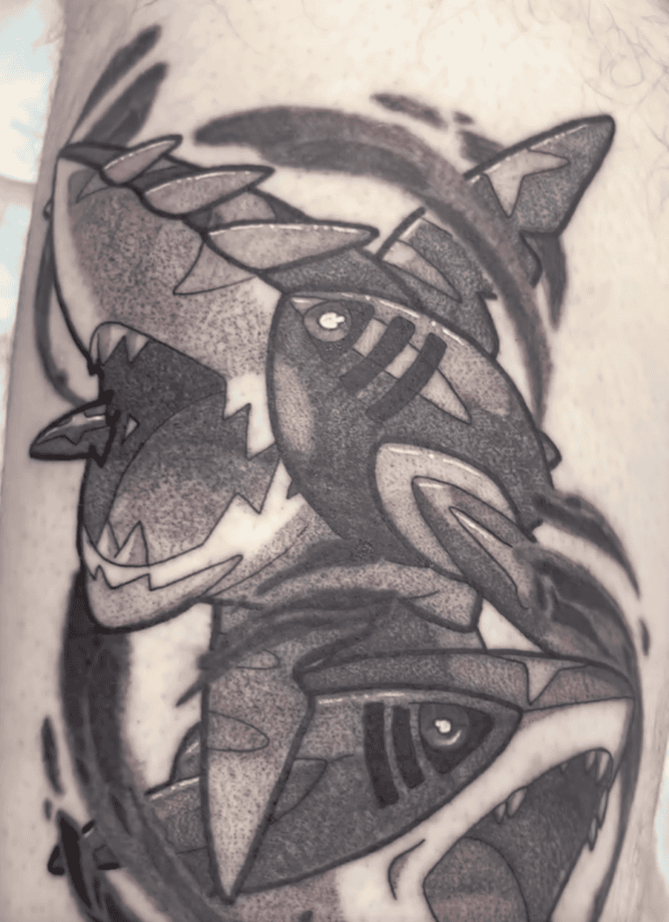 Mega Sharpedo Mega Pokémon Tattoo
