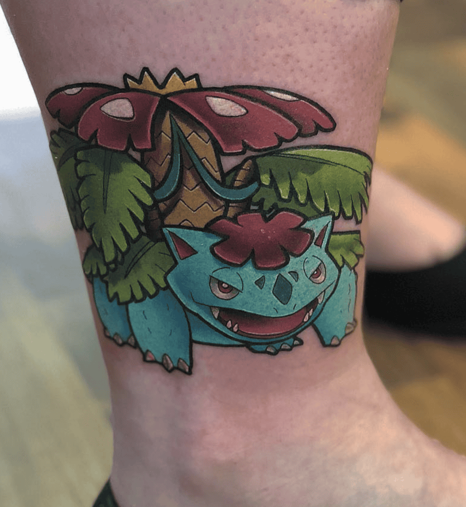 Mega Venusaur Body Mega Pokémon Tattoo